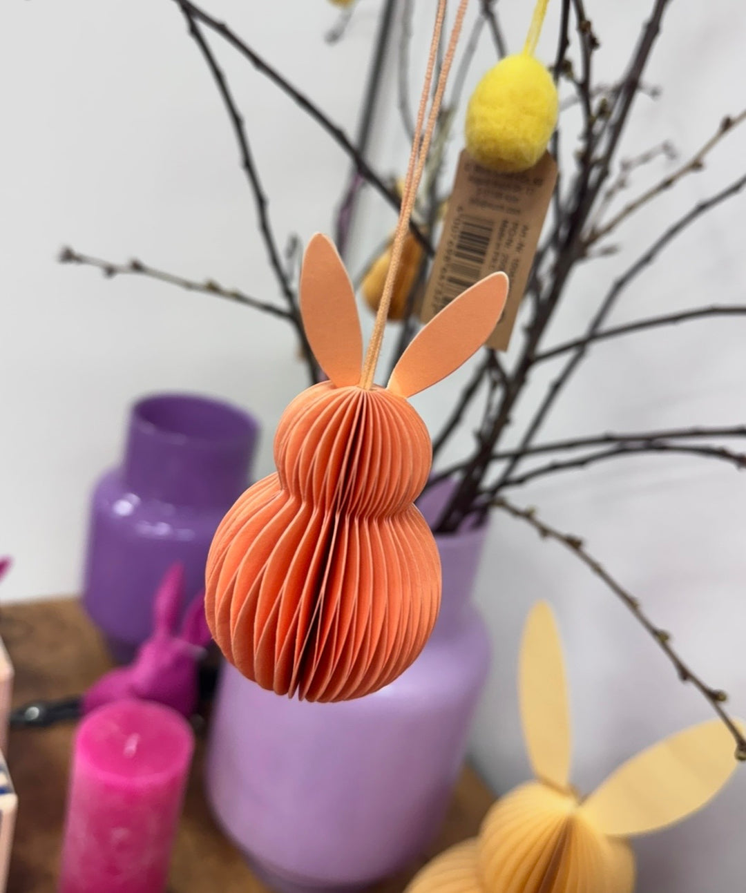 Mini Papieranhänger - Orange