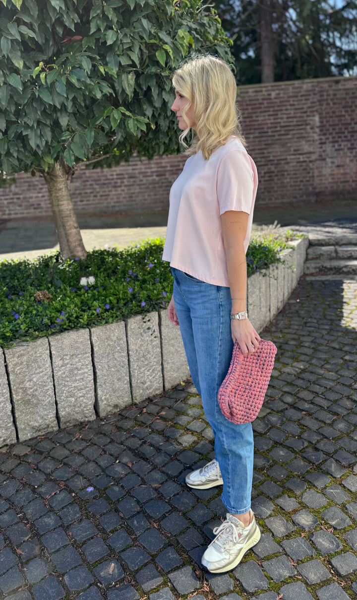 Basic-Shirt - Rosa