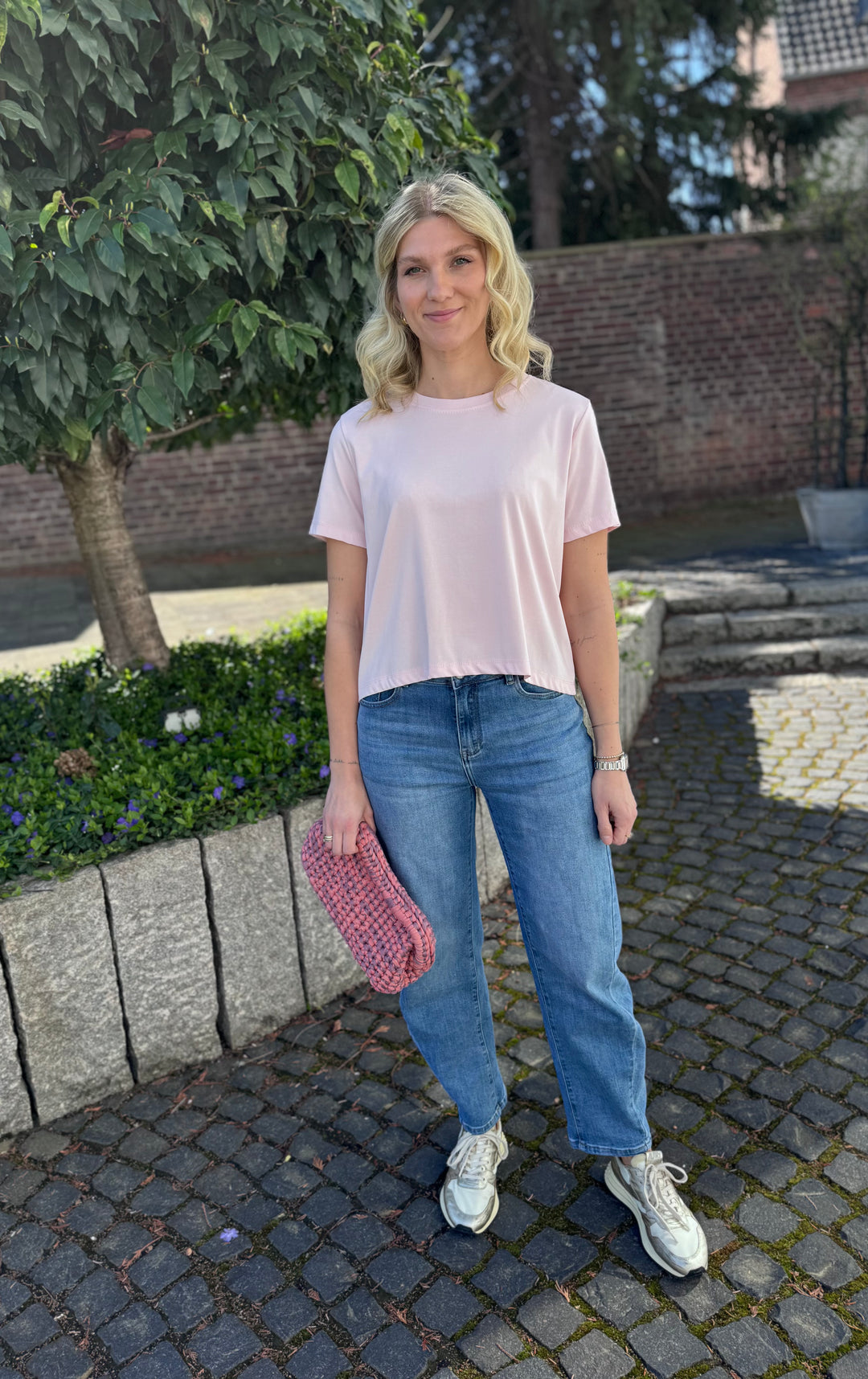 Basic-Shirt - Rosa