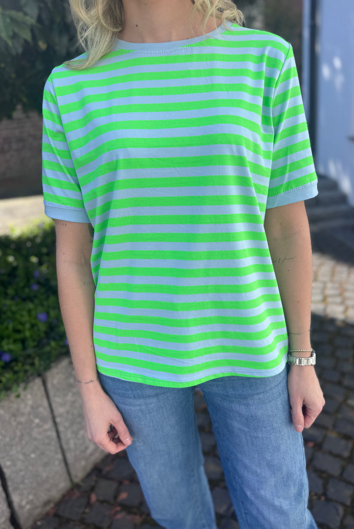 T-Shirt gestreift - Blau