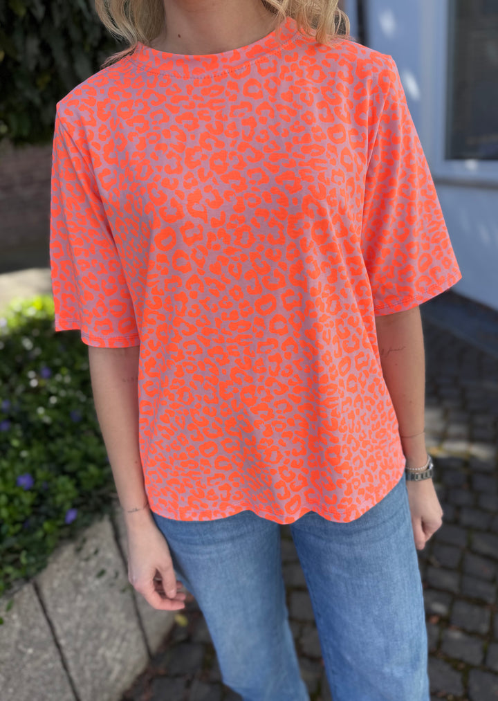 Shirt mit Print - Orange