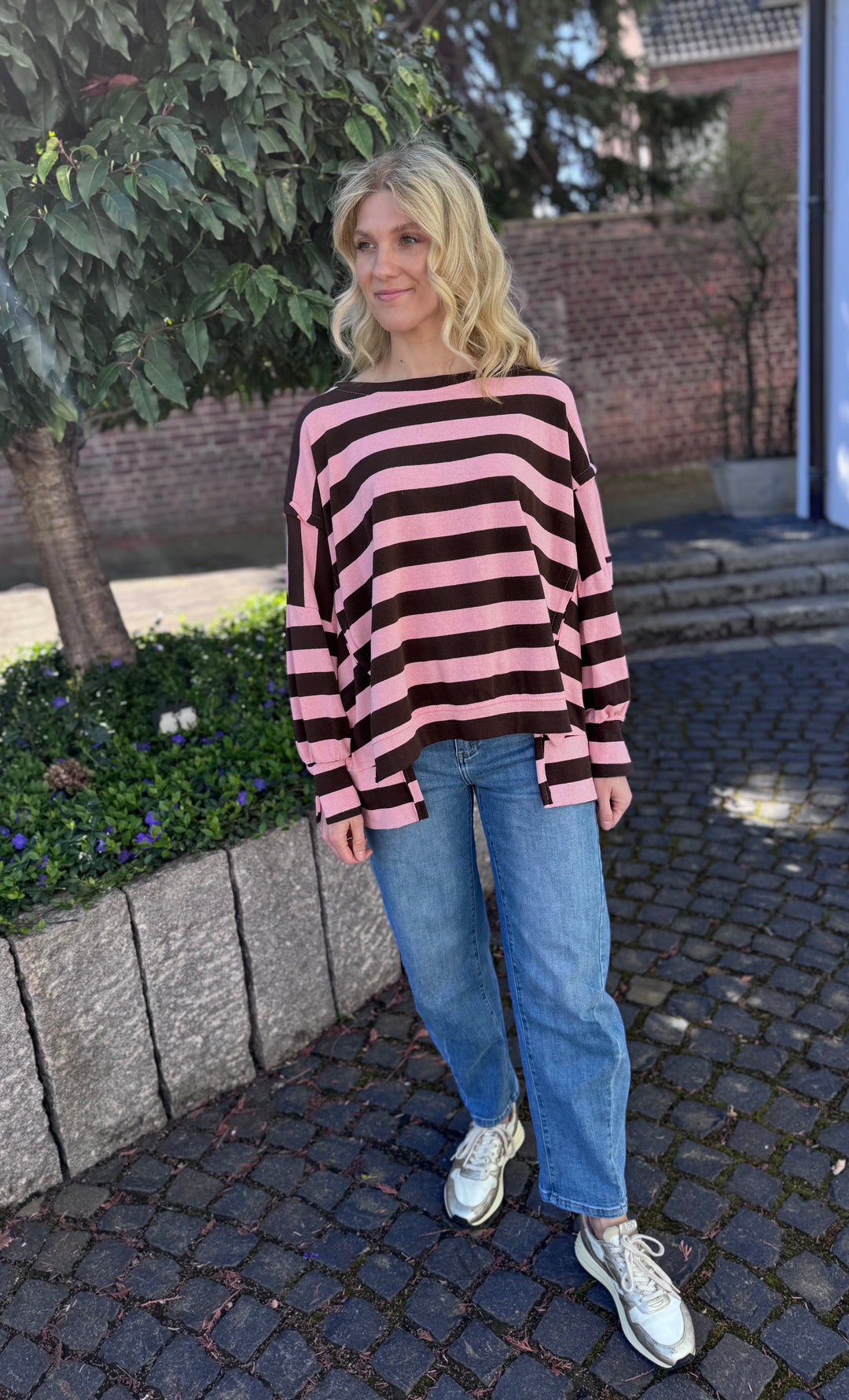 Shirt aus Baumwolle - Rosa