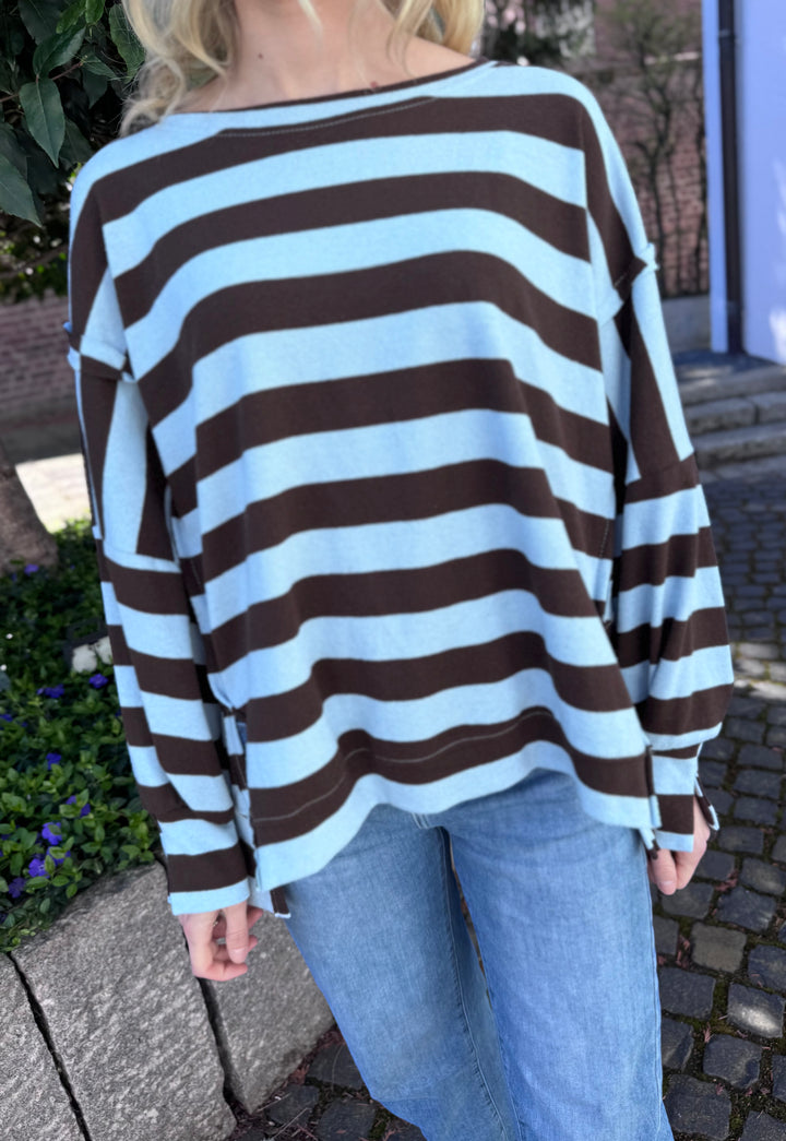 Shirt aus Baumwolle - Hellblau