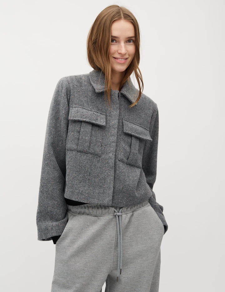 Blazer - Navy/Grau