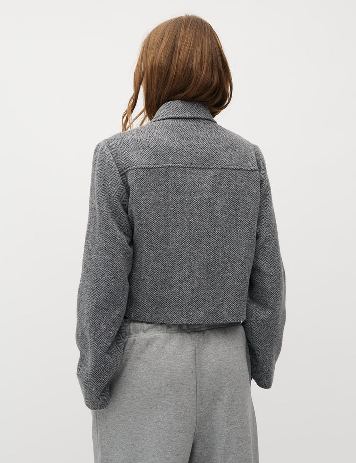 Blazer - Navy/Grau