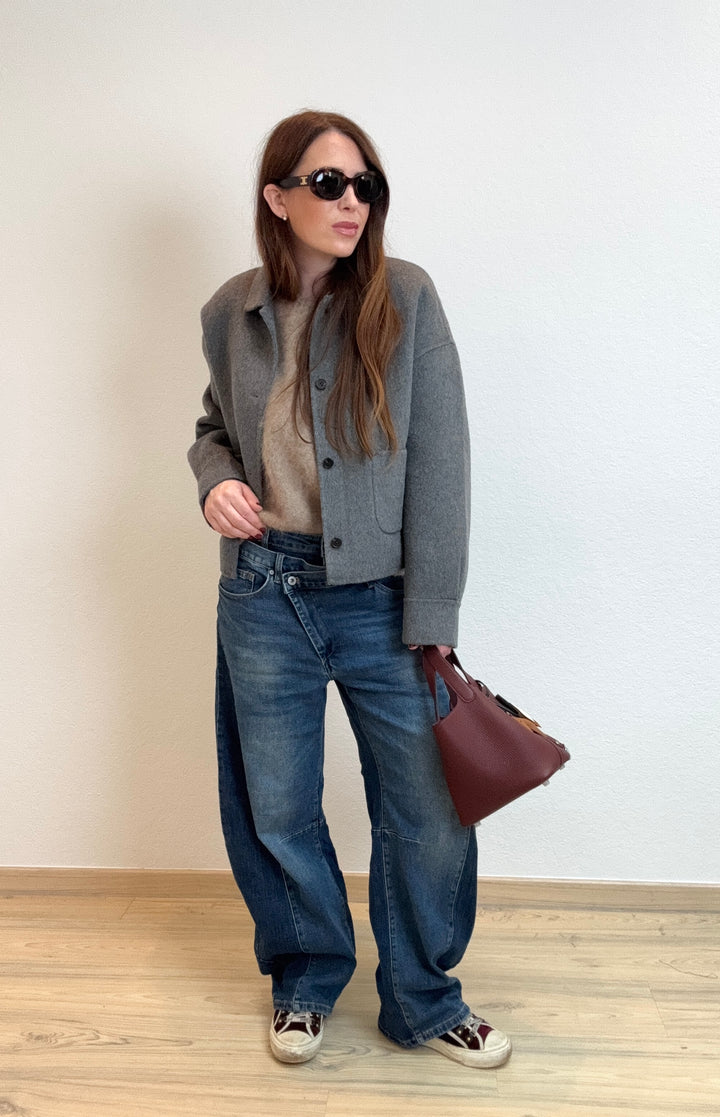 Hochwertige Jacke - Grau