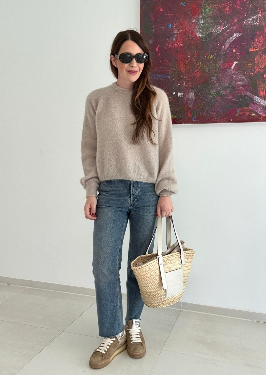 Klassischer Pullover - Beige