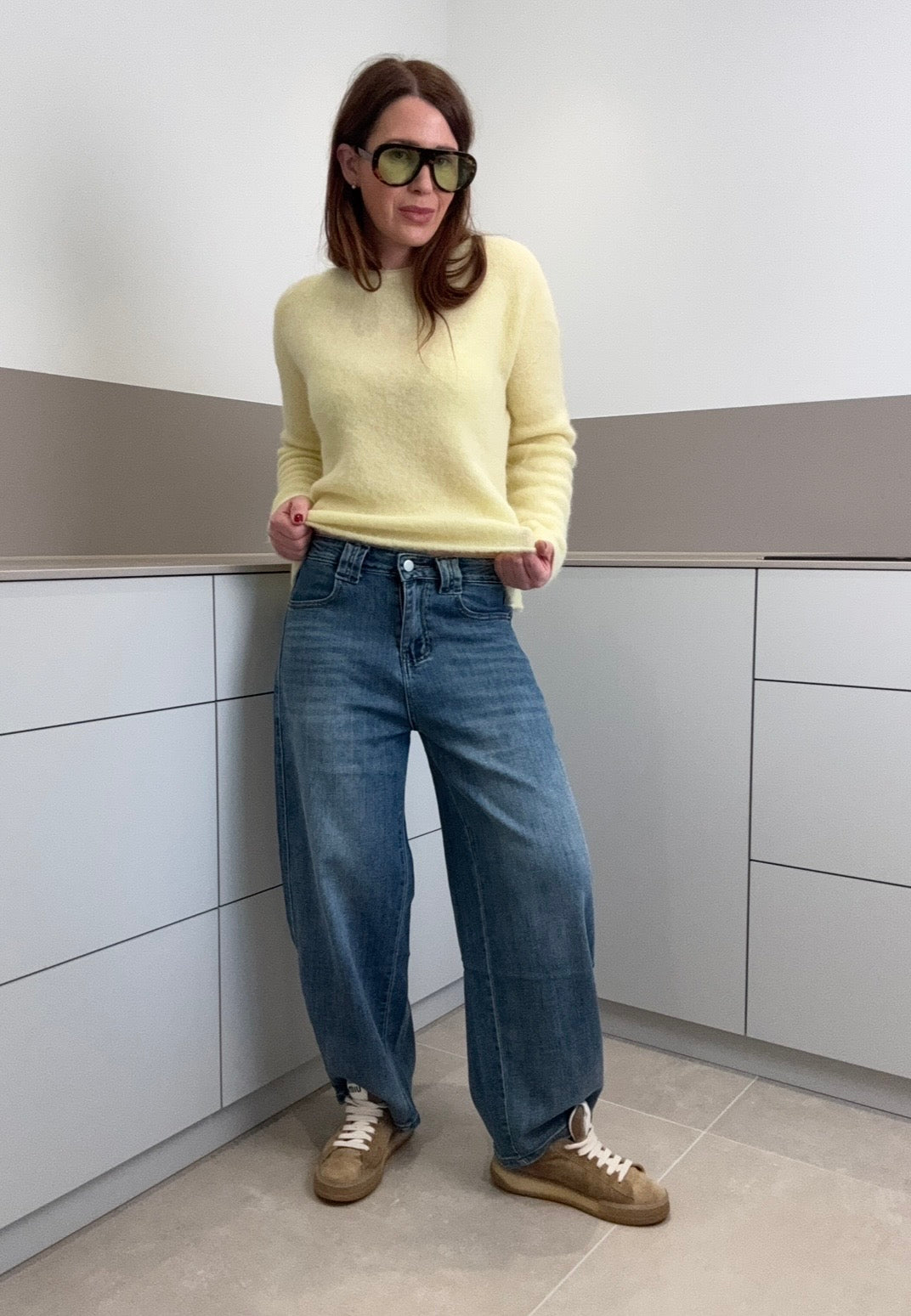 Super softer Pullover - Gelb