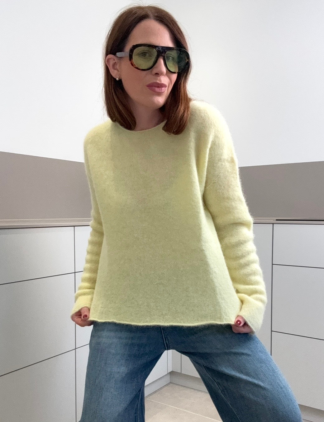 Super softer Pullover - Gelb