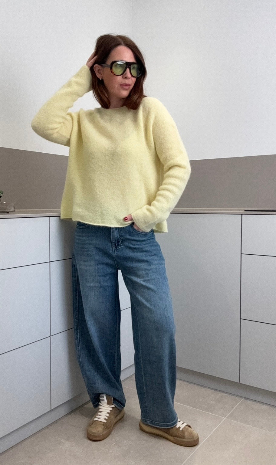 Super softer Pullover - Gelb