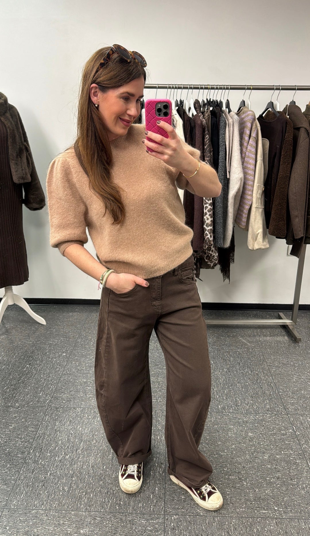 Baby-Alpaka-Shirt - Camel