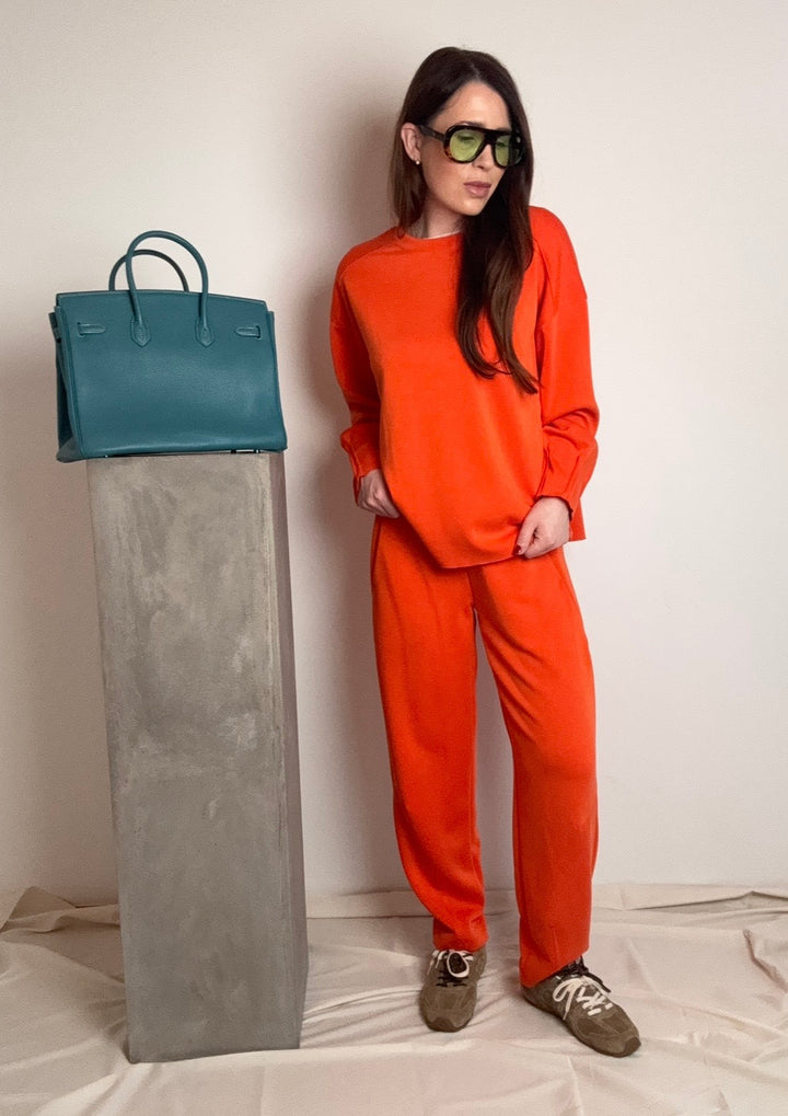 Weicher Sweater - Orange