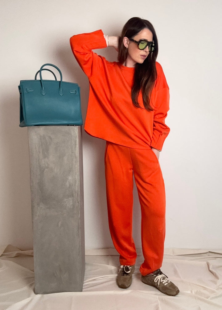 Weicher Sweater - Orange