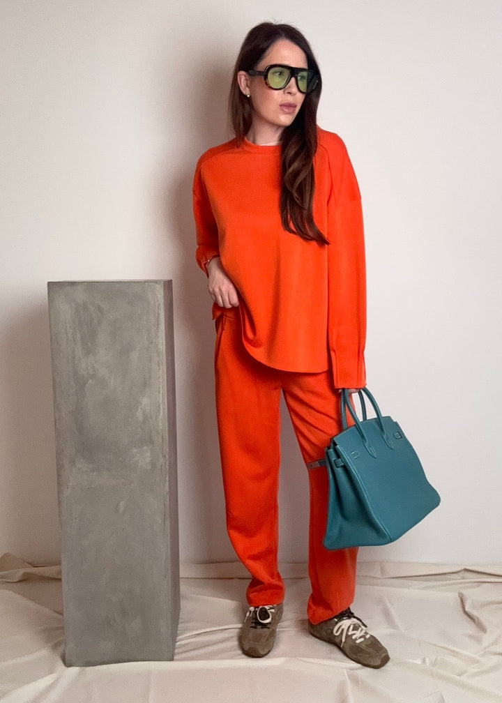Weicher Sweater - Orange