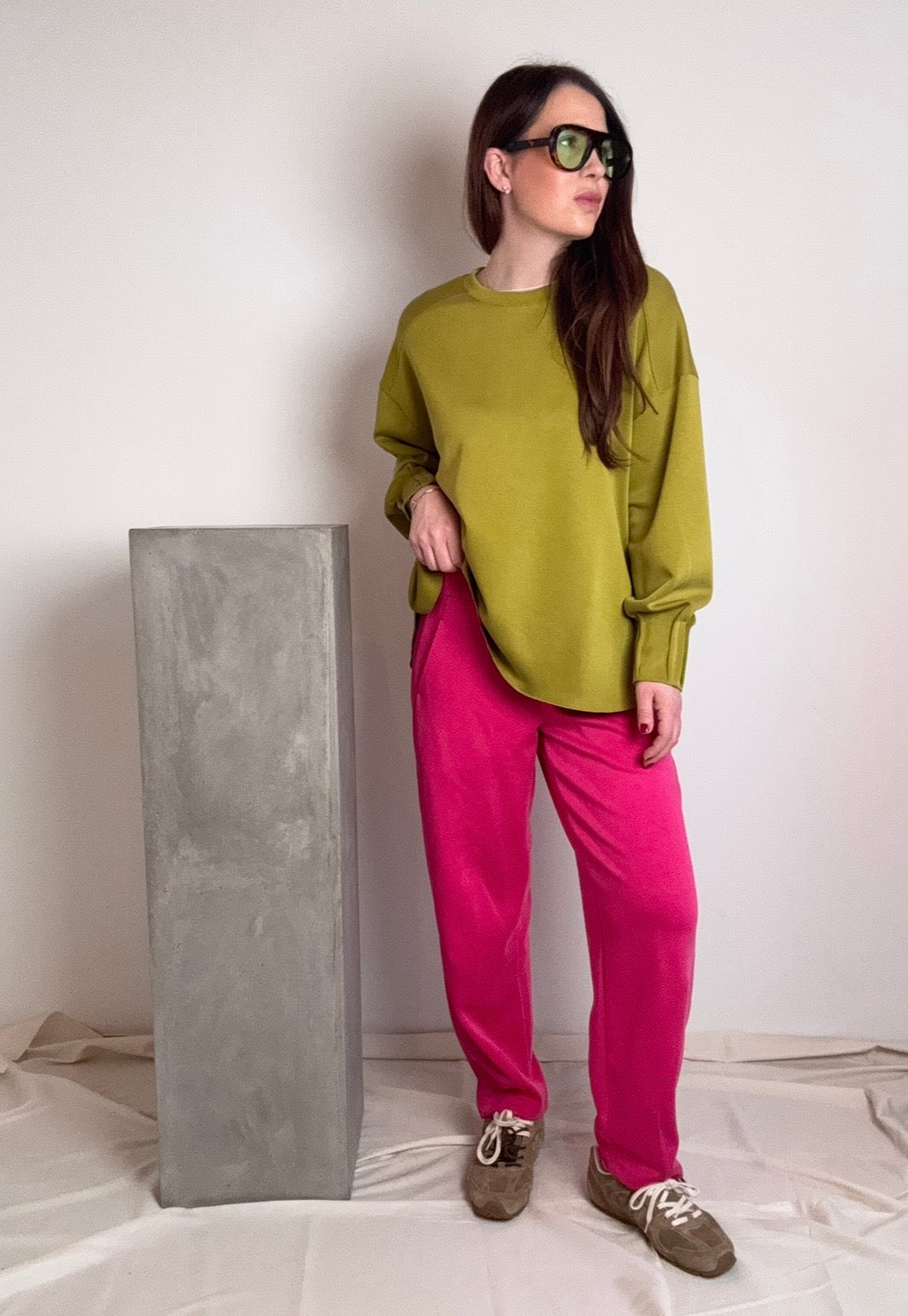 Weicher Sweater - Grün