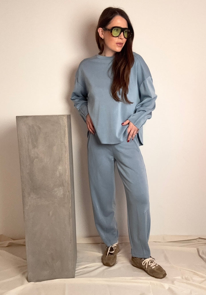 Weicher Sweater - Blau