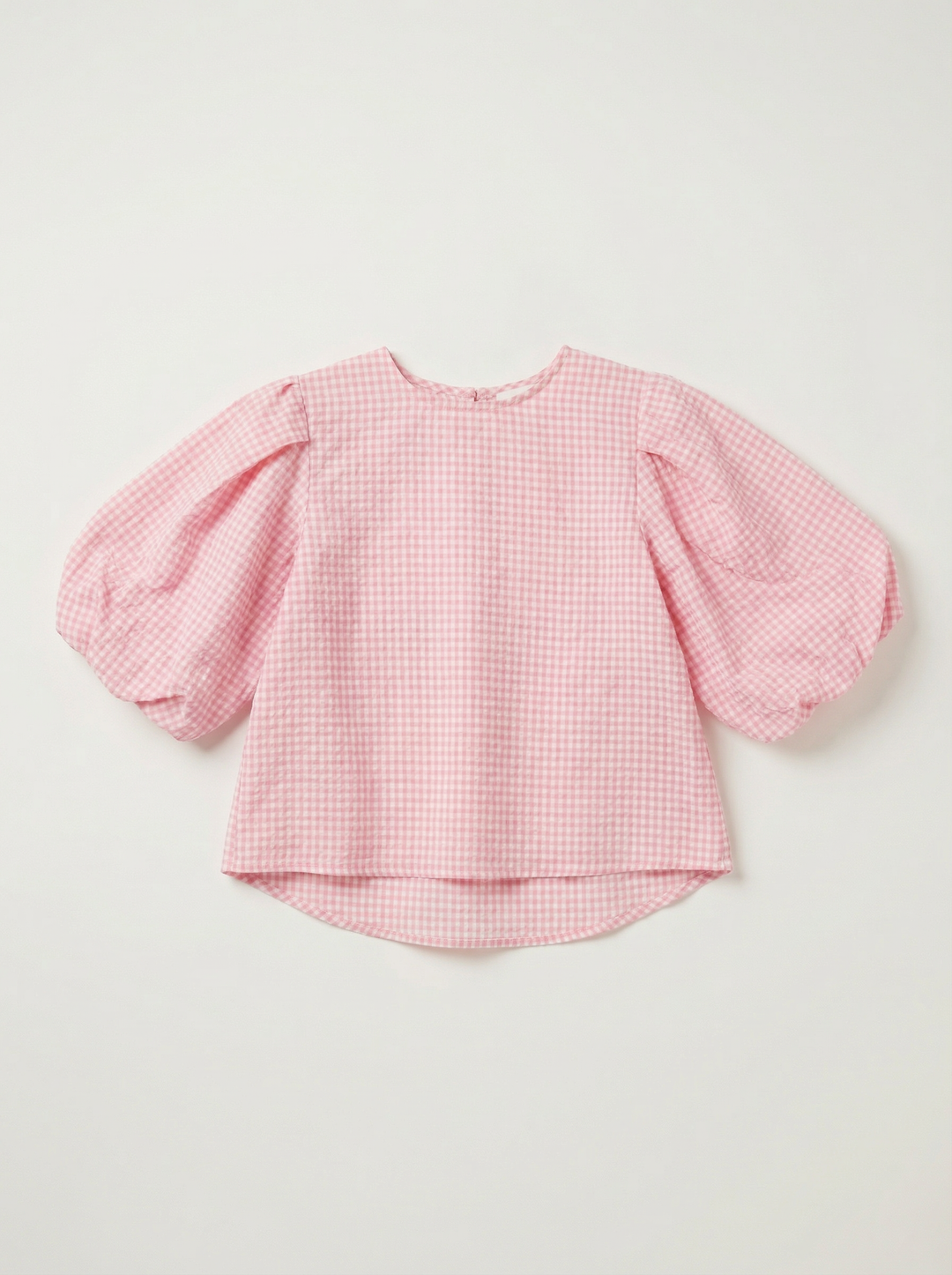 Bluse mit Ballonärmel - Rosa