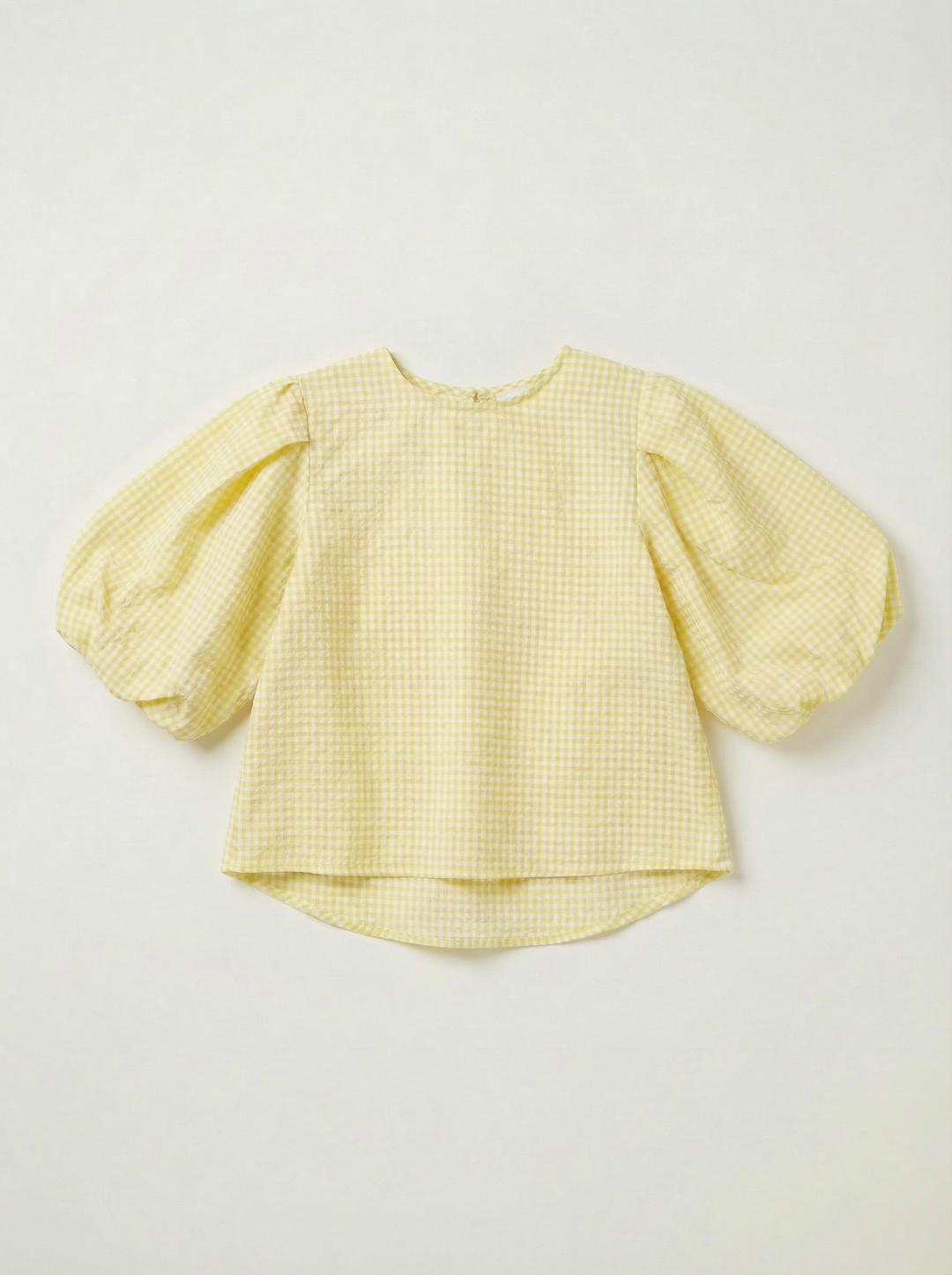 Bluse mit Ballonärmel - Gelb