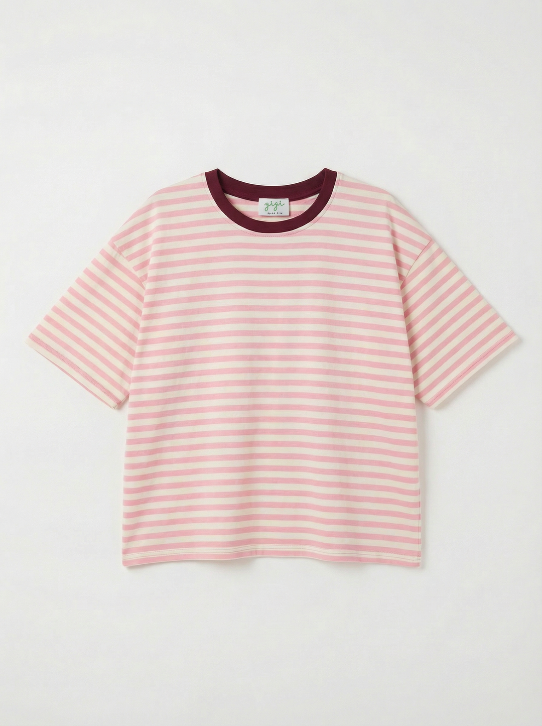 Gestreiftes Shirt - Rosa