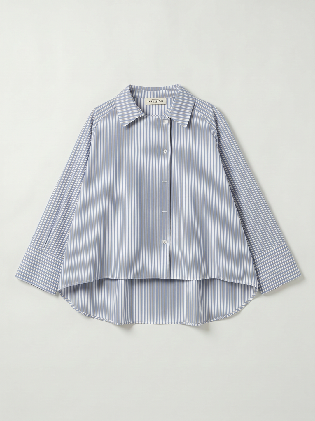 Gestreifte Bluse - Blau