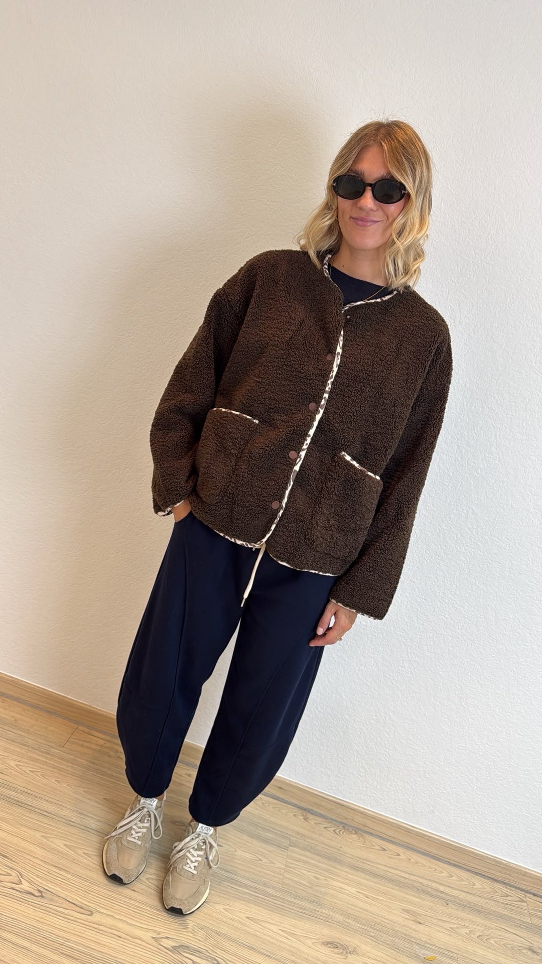 Teddyjacke - Braun