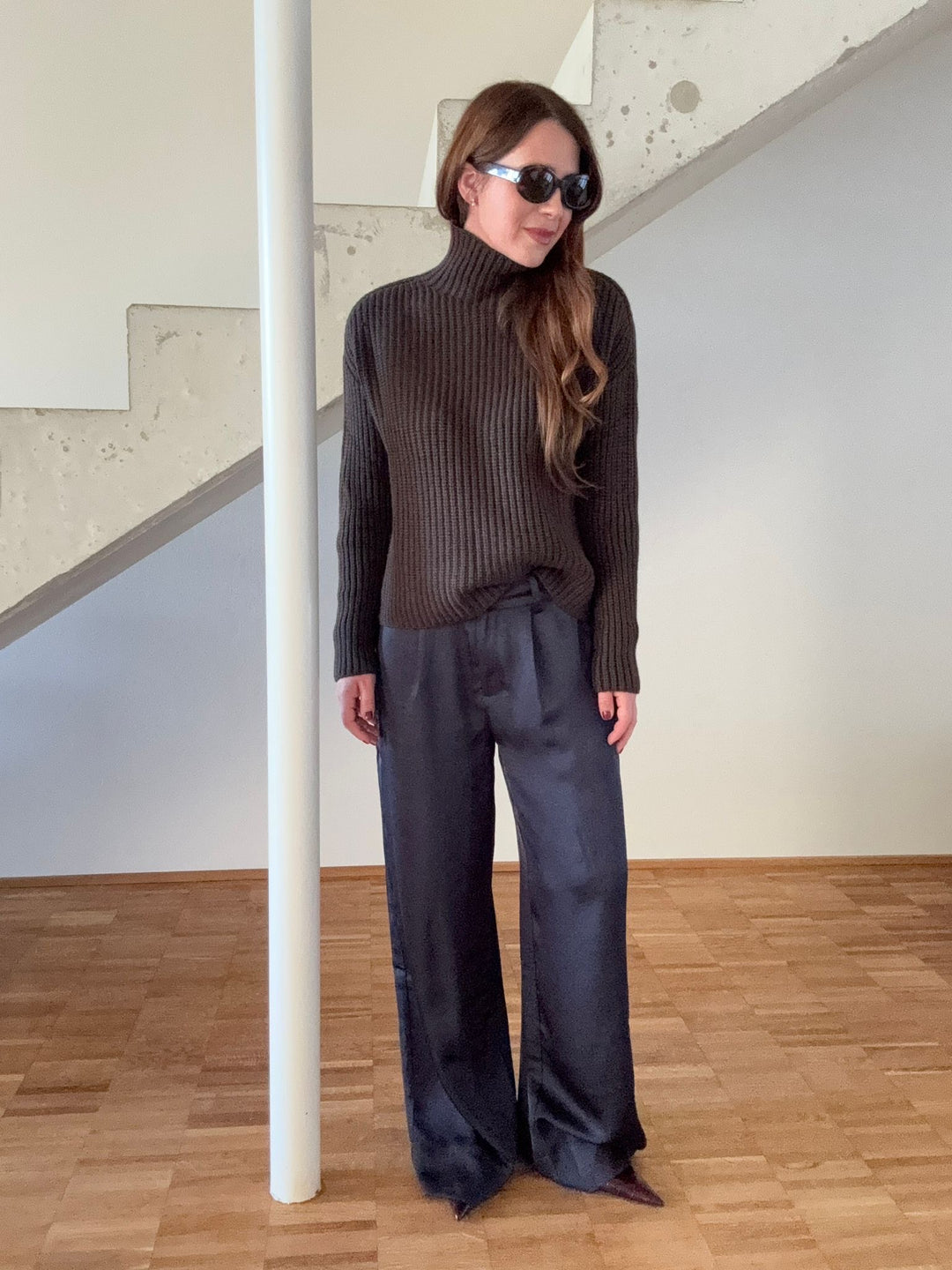 Strickpullover - Schoko