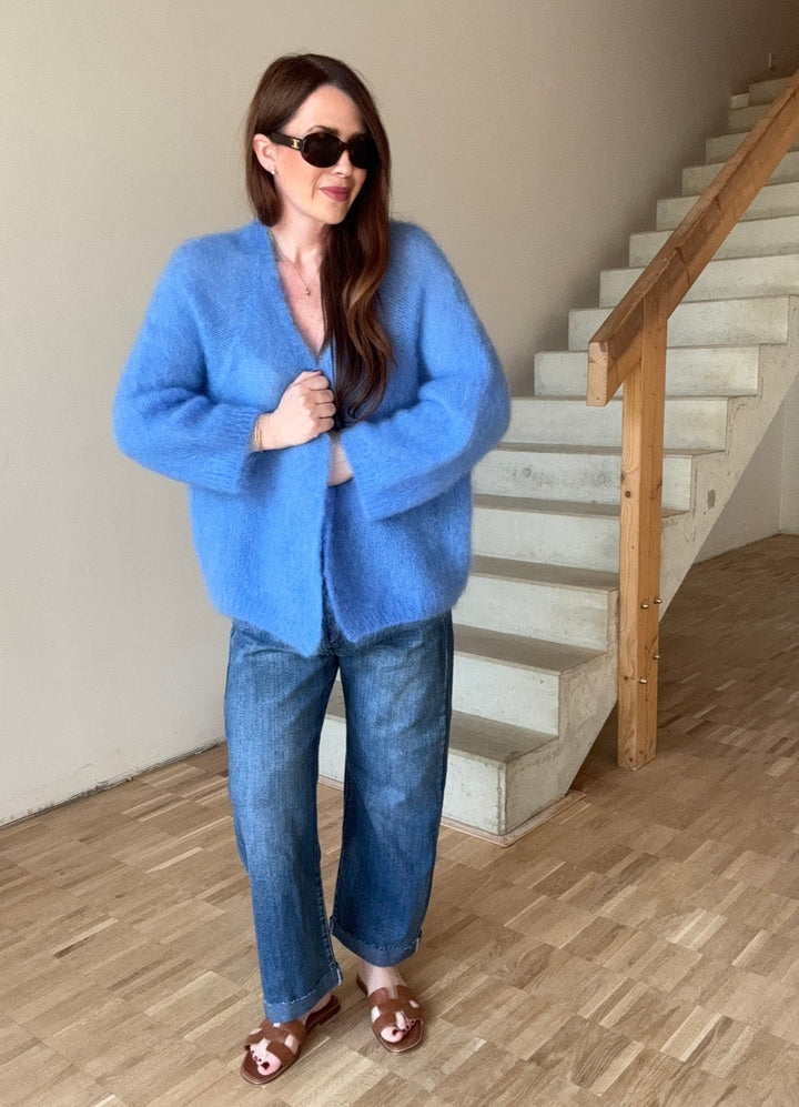 Mohair Cardigan - Blau