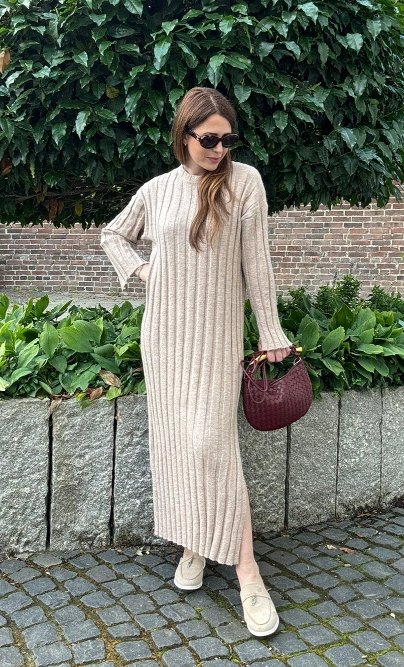 Maxi-Kleid - Puder