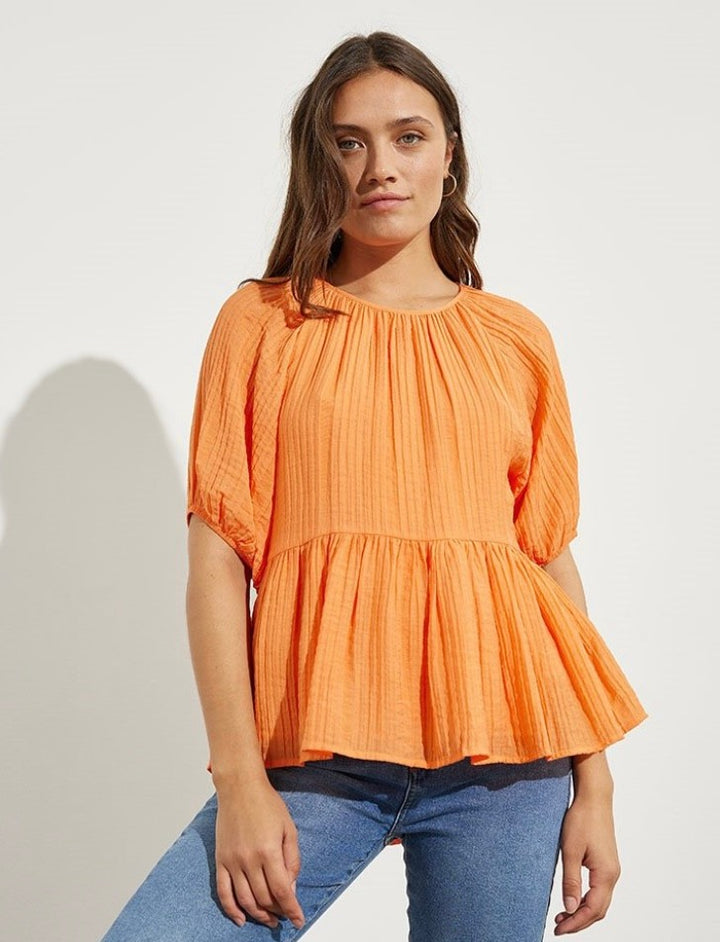 Bluse - Orange