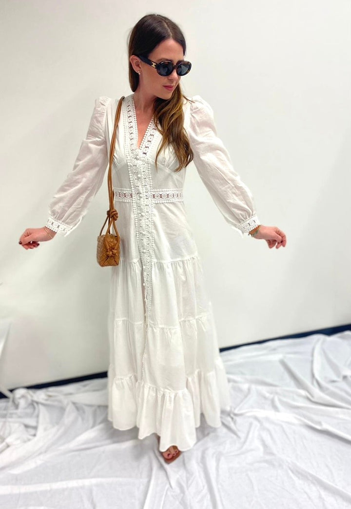 Maxi-Kleid - Weiß