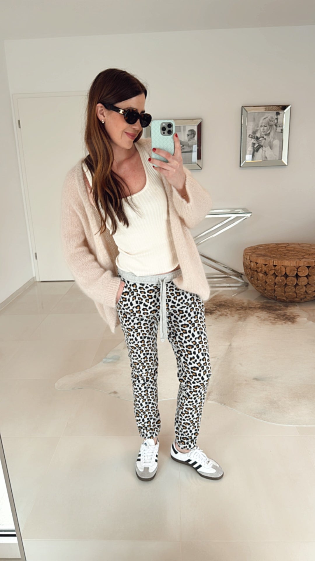 CROPPED JOGGER LEOPARD
