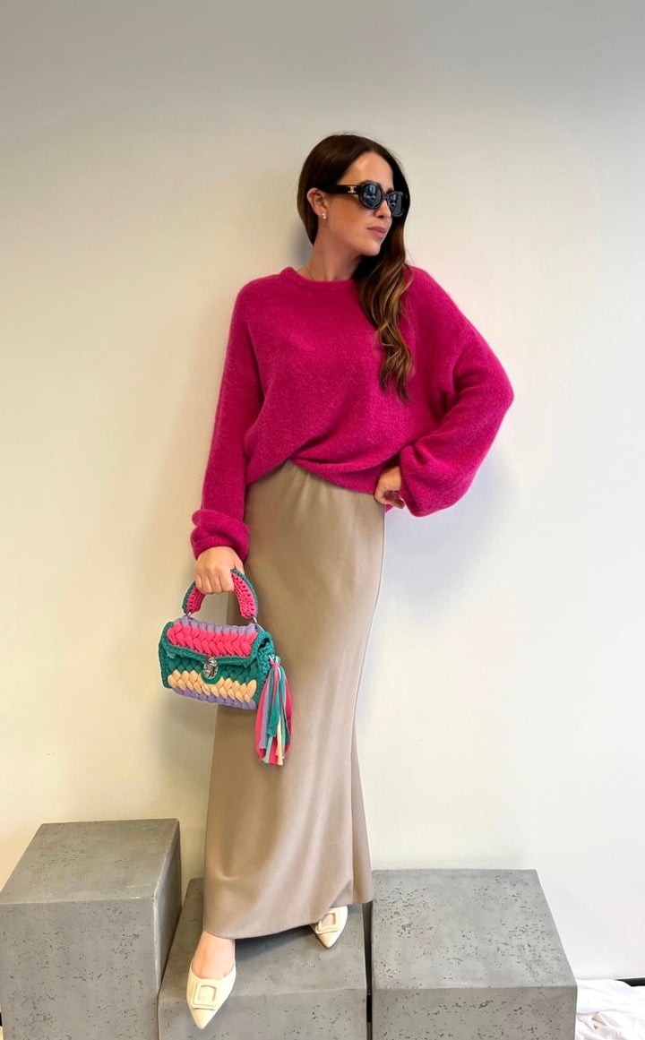 Alpaka Pullover "Sylt" - Pink