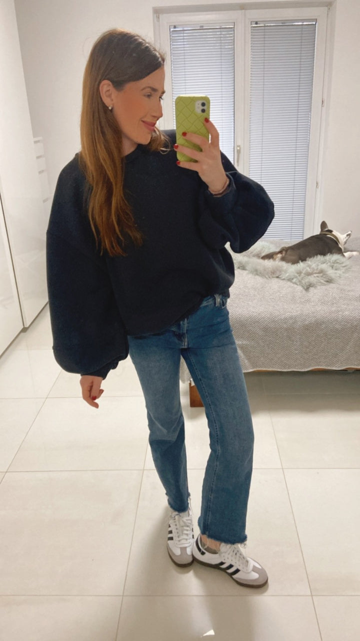 Oversize Sweater - Navy