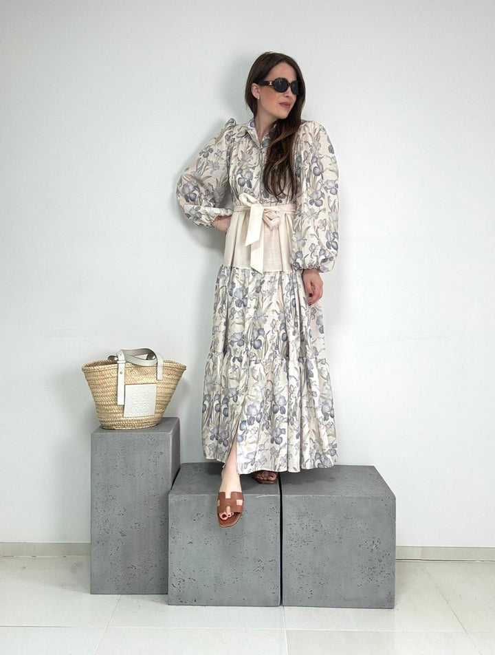 Maxi-Kleid mit Print