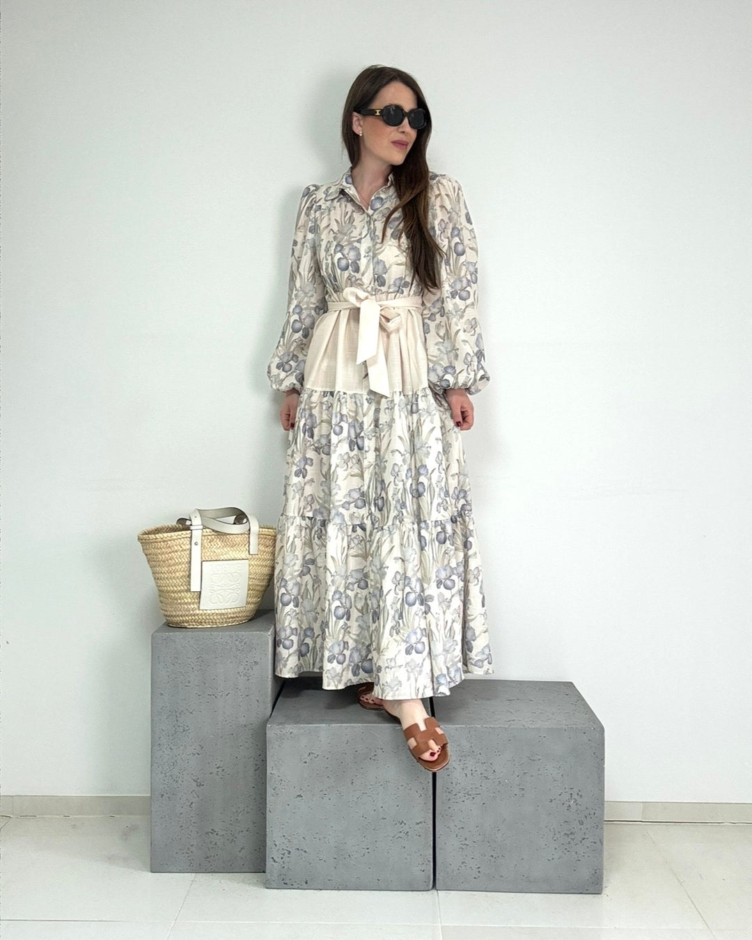 Maxi-Kleid mit Print