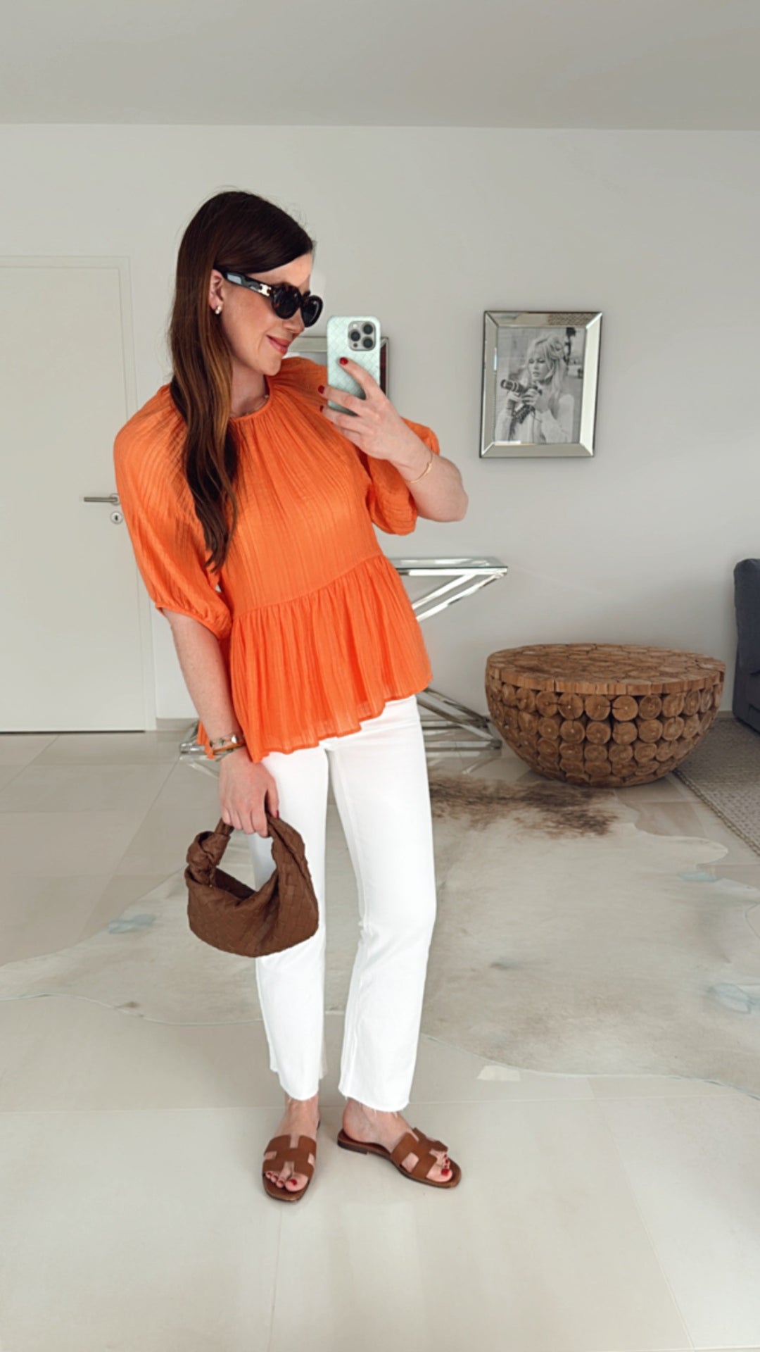 Bluse - Orange