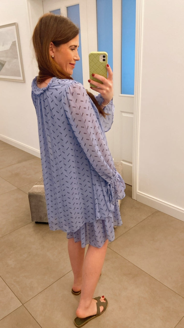 Kleid  - Blau