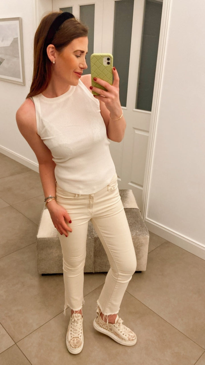Strickshirt - Creme
