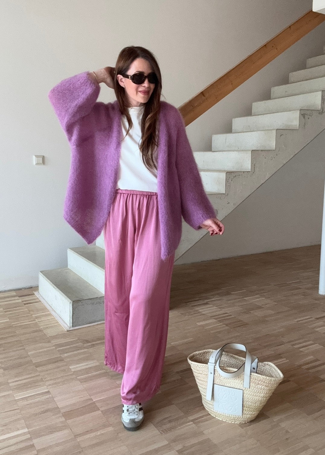 Mohair Cardigan - Beere
