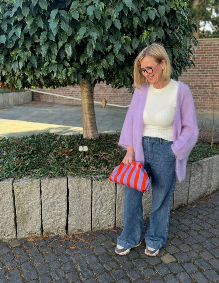 Mohair Cardigan - Flieder