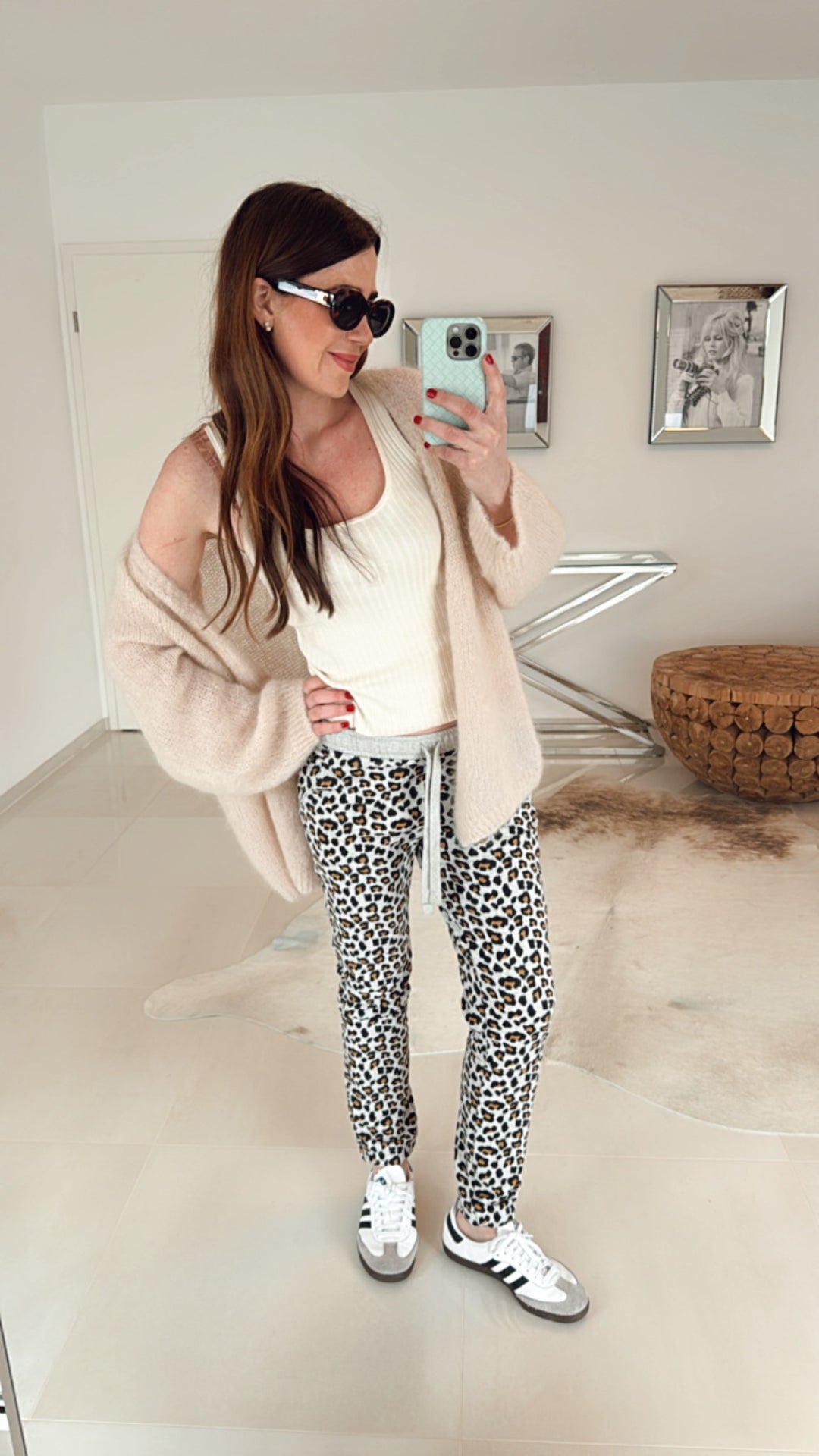 CROPPED JOGGER LEOPARD