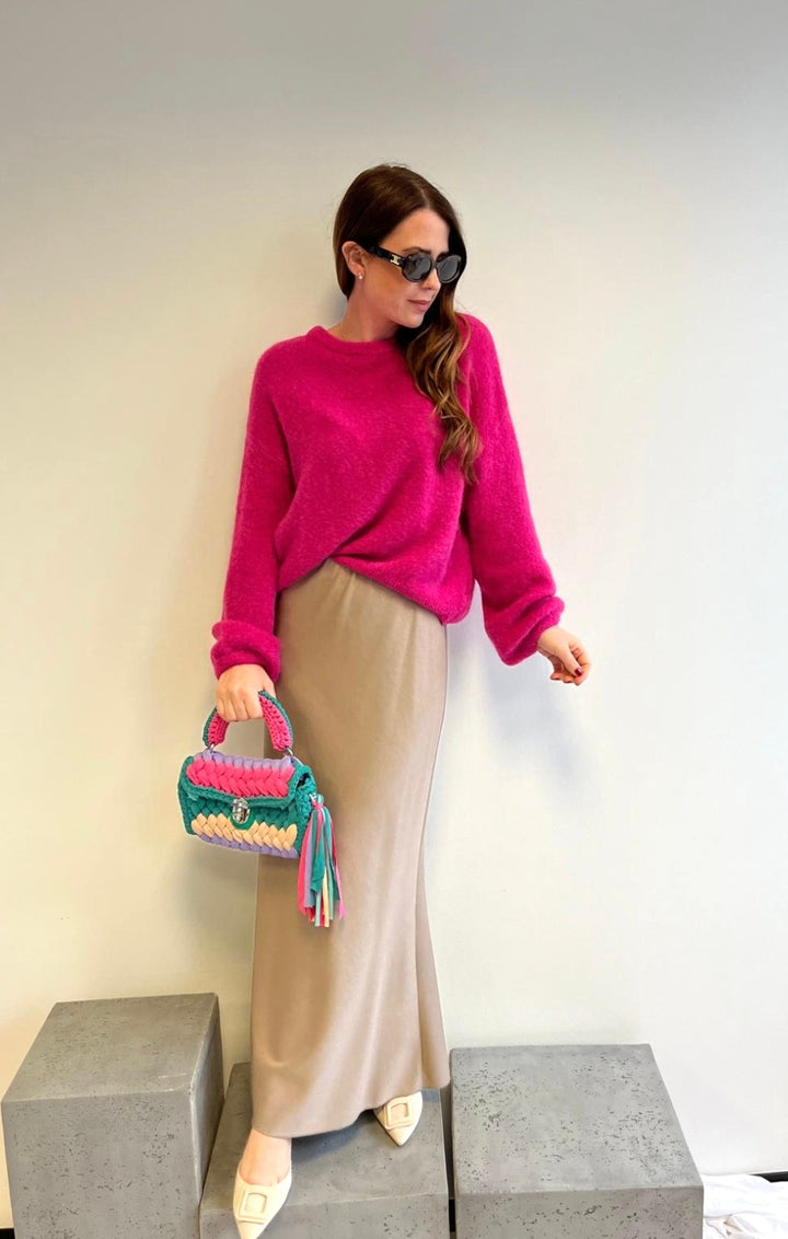 Alpaka Pullover "Sylt" - Pink