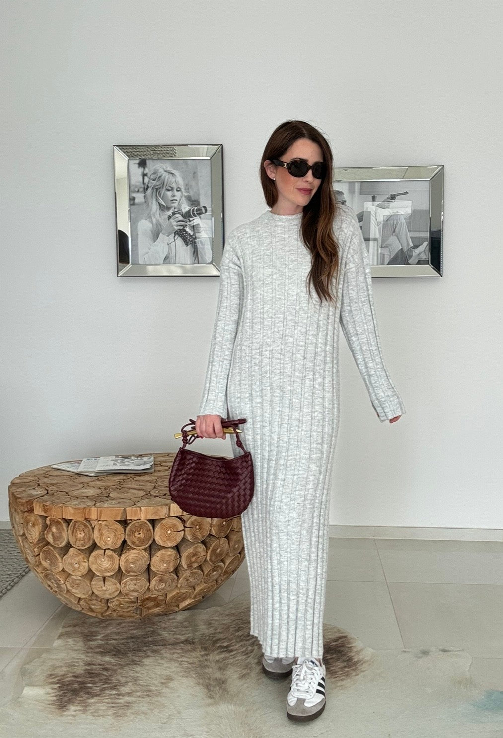Maxi-Kleid - Grau