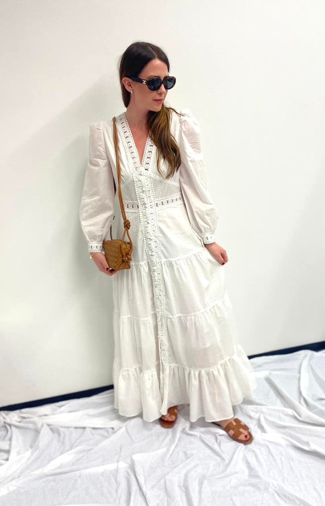 Maxi-Kleid - Weiß