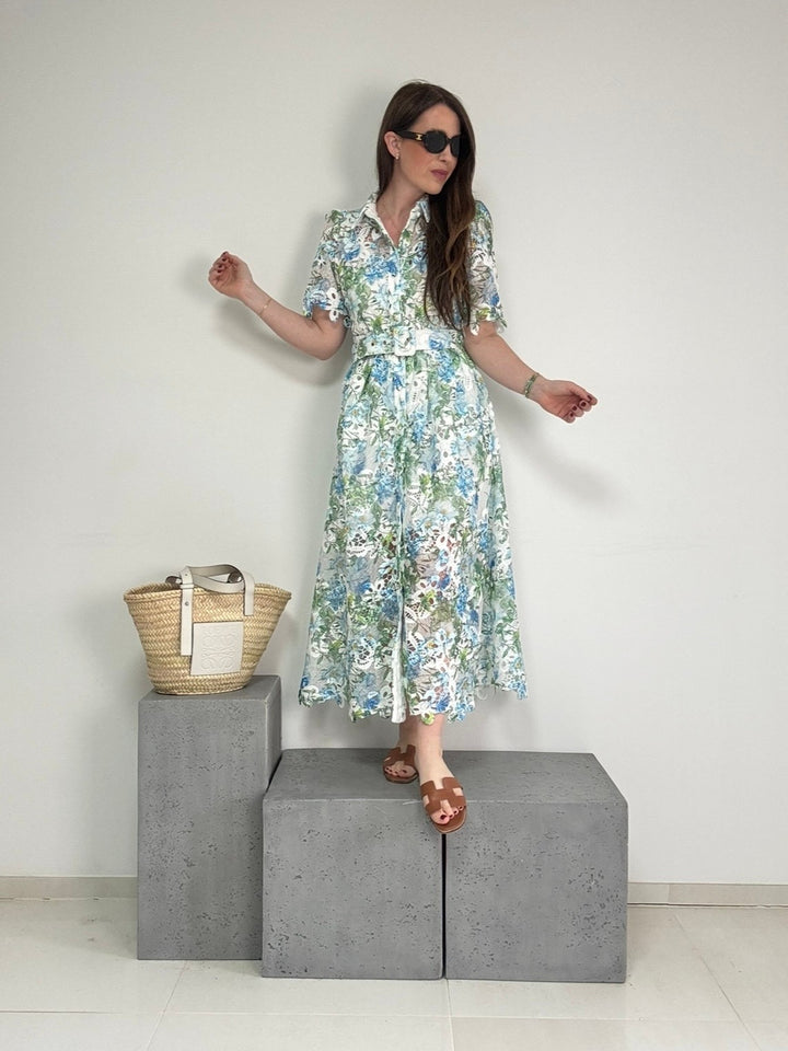 Maxi-Kleid - Blau
