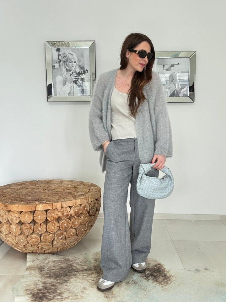 Mohair Cardigan - Grau
