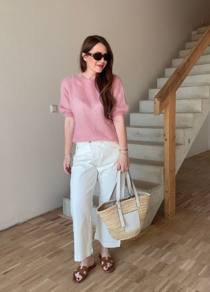 Dünnes Mohairshirt - Rosa