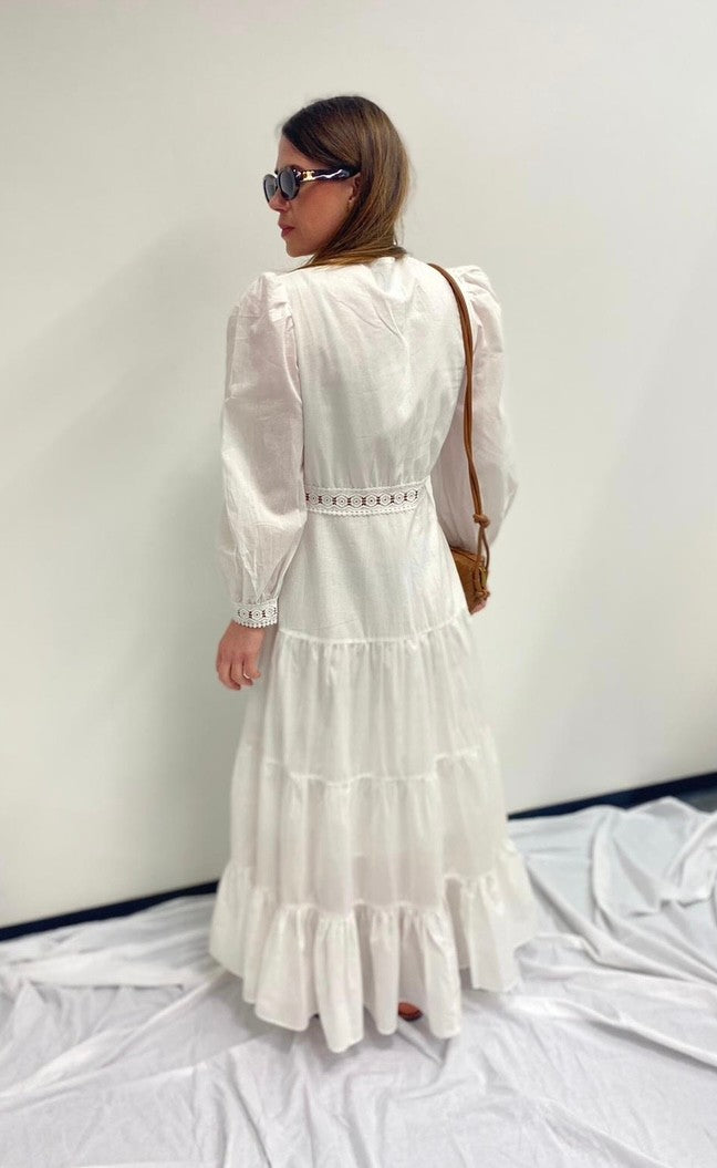 Maxi-Kleid - Weiß