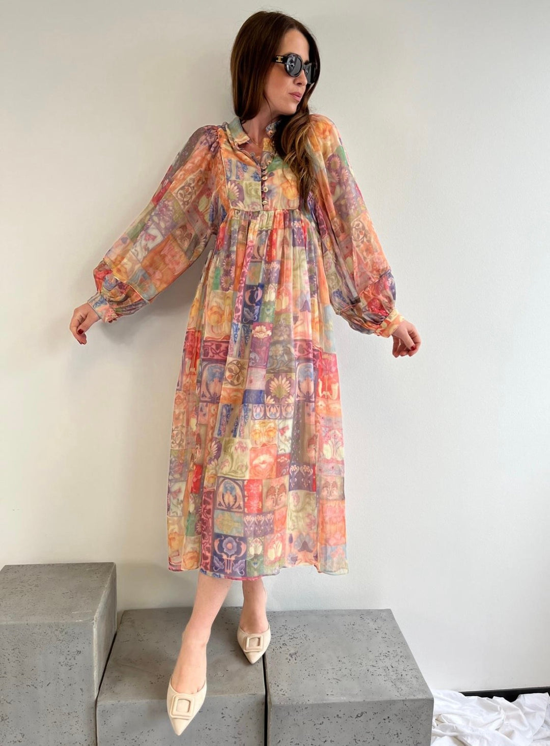 Maxi-kleid - Bunt