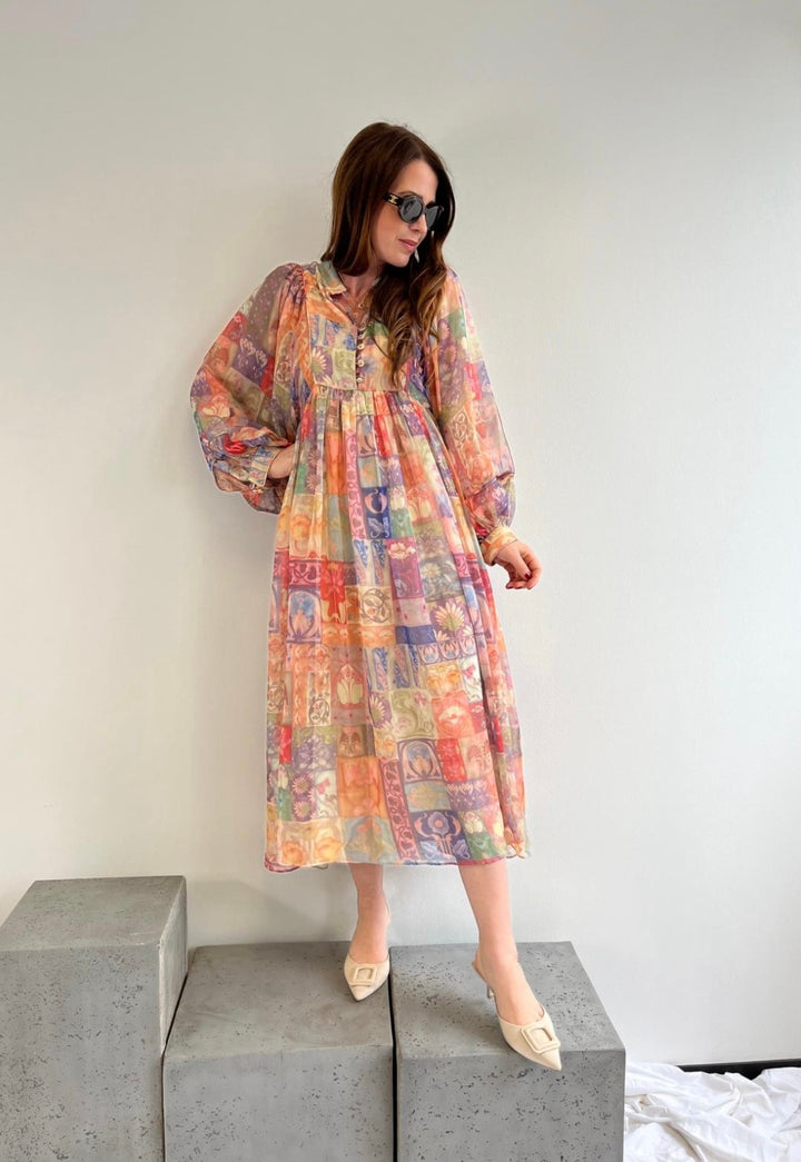 Maxi-kleid - Bunt